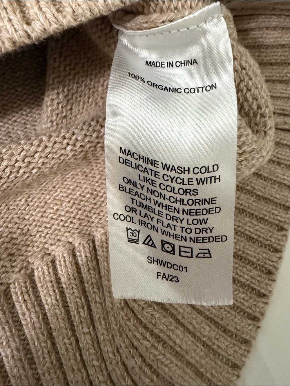 Quince Boyfriend Crew Sweater Organic Cotton in Cement Marl Size XS - Picture 6 of 8